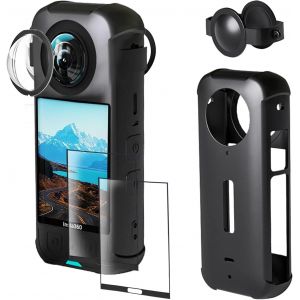 Insta360 X3 Accessoires,&eacute;Tui de Protectionpour Insta360 X3 Insta360 X3 Protecteur D'&eacute;cran,Insta360 X3 Protection De Lentille Insta360 One X3 Protection d'appareil photo Insta 360 X 3 Accessoires - Neuf