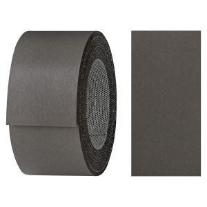 Eryi-Ruban Adhésif Pour Bords En Mélamine Avec Adhésif Thermofusible, 40 Mm X 5 M, Ruban Adhésif Thermocollant Pour Étagères Et Panneaux, Décoration : Graphite Gris - Neuf