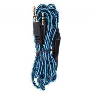 Cable audio de remplacement avec controle du volume integre et cordon de controle du son integre pour casque de jeu astro a10 a40TR (controle du volume bleu) - Neuf