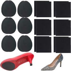 Lot De 24 Patins Antidérapants Pour Chaussures À Talons Hauts, Semelles En Caoutchouc Résistantes À L'usure, Antidérapantes, Absorbantes, Pour Bottes, Chaussures Plates, Etc. (Noir) - Neuf