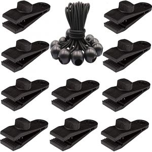 Lot de 10 pinces pour bâche, tendeurs de ... - Neuf