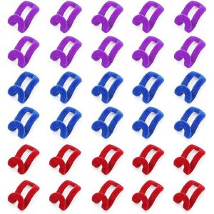 30 pièces cintre connecteur crochets mini cintres de flocage économiseur d'espace connecteur de cintre créatif pour cl - Neuf