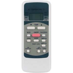 Loc-R51M/E Télécommande Remplacée Convient Pour Midea Climat Ur R51K/Bge R51K/Bgce R51L1/Bge R51L5/Bge R51L10/Bge R51E R51Ce R51Mce R51De R51Mbge R51I4Bge R51I4Bgce Ul-R51Me - Neuf