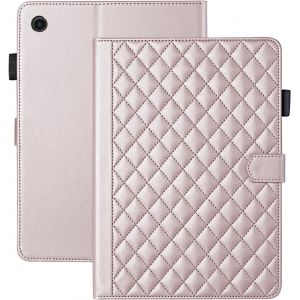 JGD-Coque pour Samsung Galaxy Tab A11 Plus 11 Pouces 2025 Business Cuir PU Tablet &Eacute;tui pour Galaxy Tab A11 Plus Con Portafolio Supporto Funzione Or Rose - Neuf