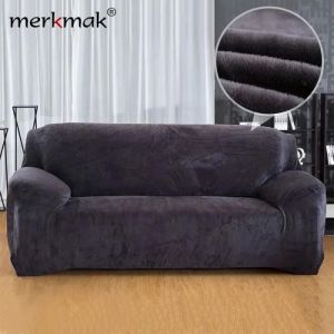 Housse de Canape Extensible MERKMAK , 3 Places Velours Revetement de Canape Élastique pour Canape Protege de Meubles - Neuf