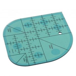 Acrylique Couture Courbe Coin Coupe-R&egrave;gle Couture R&egrave;gle De Patchwork Mod&egrave;le De Couture Outil De Bricolage Fournitures De Couture - Neuf