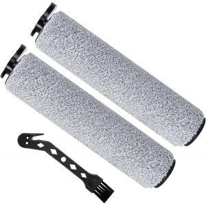NouvelHorizonstore-Rouleaux de brosse de rechange pour Bissell CrossWave HF2 | 3845N | 3831, pour Bissell CrossWave HF3 | 3598N Aspirateur Accessoires, 2 Brosse &agrave; rouleau, 1 Brosse de nettoyage - Neuf