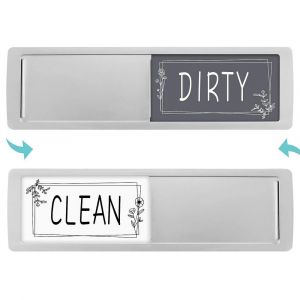 Panneau magn&eacute;tique &laquo; Lave-vaisselle propre/sale &raquo; facile &agrave; lire pour la maison et le bureau - Neuf
