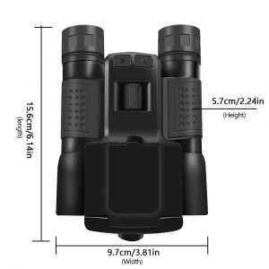 Jumelles numériques à écran LCD de 2,4 pouces, avec caméra, télescope à Zoom numérique 8X pour l'observation des oiseaux - Neuf
