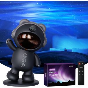 Bnhgc-Projecteur Ciel Etoile, Veilleuse Led Pour Chambre D'enfant, Nuage Lumiere Led Plafond, Projecteur De Galaxie Aurora Pour Decoration, Cadeau De Noël Pour Garçons, Filles Et Couples,Noir - Neuf
