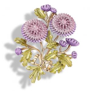 Broche Marguerite Effet Goutte D'huile - Accessoire Pour Veste, Robe, Chapeau, &Eacute;charpe, Ch&acirc;le - Bijou - R&eacute;f. : 3948 - Neuf