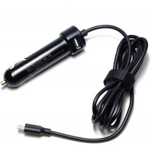 12V Chargeur de Voiture USB-C 65W pour Lenovo 40AK0065WW HP 5TQ76AA Yoga IdeaPad Slim 7 9 ThinkPad HP Envy x36012V Alimentation DC Adaptateur - Neuf