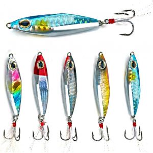 Kyaoayo-Jigs Leurres De Pêche Coulant Cuillères Métalliques Micro Jigging Bait - Neuf