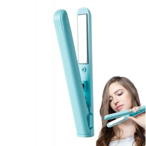 Kal-Minilisseur Cheveux Sans Fil, 2 En 1 Céramique Lisseur Boucleur Cheveux 2 En 1 Lisseur Portable Sans Fil Portable Fer A Lisser Lisseur Boucleur Minis Fer À Lisser En Céramique Pour Pelos Court Y - Neuf