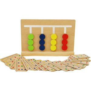 KAL-Towo Jouet Tri De Couleurs En Bois - Casse-Tête De Tri Pour Les Enfants - Jeux Educatif Pour Les Enfants De 3 Ans - Jouet De Tri Apprentissage Pour Les Bébé Montessori Éducatif - Neuf