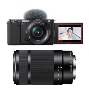 SONY ALPHA ZV-E10 NOIR + 16-50 + 55-210 Garanti 3 ans - Neuf