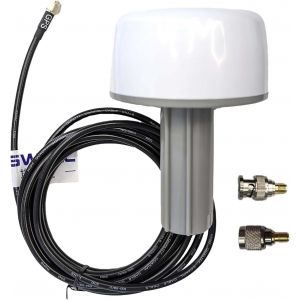 VornixorSarlshop-Antenne externe GPS marine - 1575.42&plusmn;3MHz 42&plusmn;2dB SMA avec adaptateur TNC BNC compatible avec nmea 0183 Garmin GPSMAP MAP NavTalk StreetPilot Furuno Matsutec Trimble Encodeur Fishfind - Neuf
