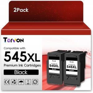 PG 545 XL Noir Cartouche d'encre de Remplacement pour Cartouche Canon 545 XL pour Canon Pixma MX495 TS3150 TS3350 TS3151 TS3351 MG2550S MG2555S MG3050 MG2950 MG3051 MG2450 (2-545 XL Noir) - Neuf