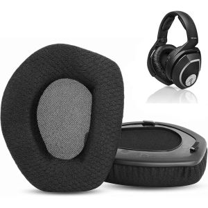 KAL-Remplacement Coussinets Compatible Avec Sennheiser Hdr165/175/185/195 Rs165/175/185/195 Wireless Headphones Coussinets D'Oreille En Tissu Respirant/Mousse Haute Densité - Neuf
