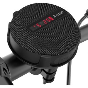 Enceinte Portable Bluetooth, Haut-Parleur Pour V&eacute;lo Avec Affichage De Vitesse, Haut-Parleur Sans Fil Avec 480 Minutes De Lecture Super Longue, Micro Int&eacute;gr&eacute;, Ip67(Contient Un Mousqueton)[Z213] - Neuf
