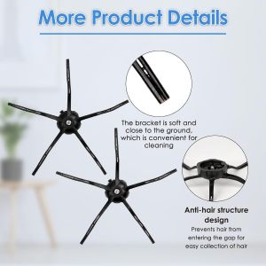 (6 Pièces) Brosses Latérales Pour Q5 Max+, Q5 Pro, Q5 Pro+, Q7 Max+, Q7 Max, Q8 Max+, Q Revo, Qrevo S, Qrevo Pro, Qrevo Slim, Qrevo Master, S7 Maxv Ultra, S8 Pro Ultra, S8 Maxv Ultra - Neuf