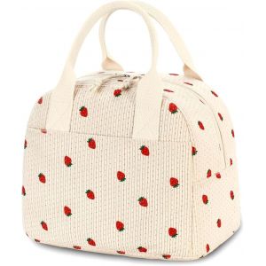 MEVRONISSHOP-Sac Isotherme Repas, 10L Glaciere Souple Isotherme avec Feuille Isolante, Pliable Unisexe Petit Sac Isotherme avec Fermeture Éclair pour Extérieur, Bureau, Pique-nique, École - Neuf