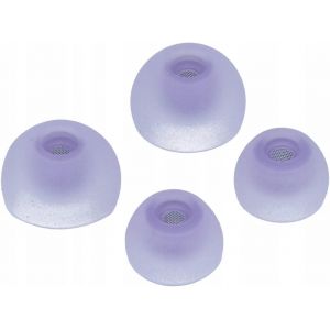 KAL-Coussinets De Rechange En Caoutchouc Originaux Pour Intra-Auriculaires Compatibles Avec Samsung Galaxy Buds 2 R177 | 2 Grands | Lila | Embouts De Rechange En Silicone Pour Écouteurs - Neuf
