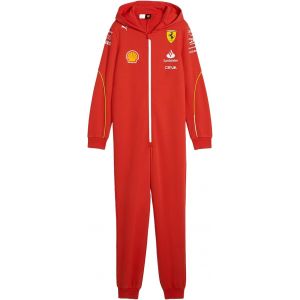 Grenouill&egrave;re Puma D'&eacute;quipe Scuderia Ferrari Pour Enfants Team Onesie- Rouge Br&ucirc;l&eacute; - 3-4 Ans - Neuf