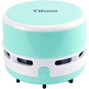 Mini Aspirateur De Bureau Sans Fil Balayeuse Aspirateurs &Agrave; Main Pour Maison, Bureau, Voitures/Portable Table Vacuum Cleaner/Batterie Non Incluse (Bleu) - Neuf