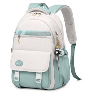 CHECARZHN--NO1-Cartable Fille Garcon Primaire Imperméable Sac A Dos College Fille Adolescent Cartable Cp Sac À Dos De Voyage Femme Homme Nylon Pour Filles De 9 À 16 Ans - Neuf