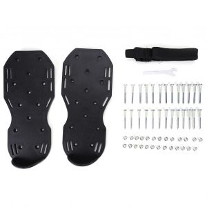 HJLIAN 1 paire de sandales aeratrices de pelouse, chaussures a pointes robustes avec boucle en plastique, outil de jardinage - Neuf
