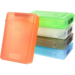 Loc-5Pièces Boîte De Pour Disque Dur Étuis Antichocs Colorés Rangement Pratique Et Pour Disques Durs Externes - Neuf