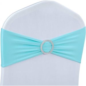 Président Écharpes Arcs 50pcs Premium Stretch Président De La Couverture De Bande Avec Boucle Curseur Universel Élastique Président Liens Pour La Fête De Mariage De Cérémonie De Réception - Neuf