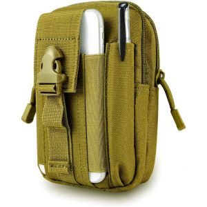 SJZG-Ceinture Tactique Multifonctionnelle En Nylon Pour Homme - Sacoche Molle Edc Pour T&eacute;l&eacute;phone, Camping, Randonn&eacute;e, V&eacute;lo, Escalade Et Voyage - Neuf
