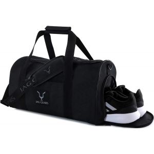 Jag Sac De Sport Avec Compartiment À Chaussures ¿ Sacs De Sport Pour Accessoires De Gym, Sac De Sport Pour Voyage, Fitness, Cyclisme, Équitation Et Natation, Sac De Sport Pour Homme Et Femme, Noir, - Neuf