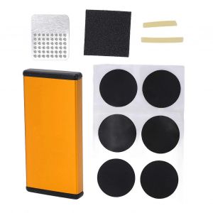 Kit De Réparation De Patch De Pneu De Vélo Boîte De Kit De Réparation Sans Colle Pour Vélo De Montagne De Route D'urgencegold - Neuf