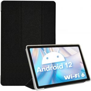 Teclast P25T Tablette Tactile 10 Pouces Coque &Eacute;tui, Ultra Mince Housse &Eacute;tui Case De Protection Avec Tpu Souple Coque Arri&egrave;re Pour Teclast P25T, Housse En Pu Avec Support Fonction, Noir - Neuf