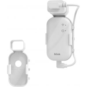 Prise murale pour syst&egrave;me de cam&eacute;ra Blink Sync Core-Avec c&acirc;bles courts-Blanc - Neuf
