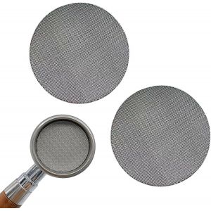 KAL-Puck Screen Lot De 2 Tamis À Expresso 53,5 Mm, Épaisseur 1 Mm/1,7 Mm, Pour Porte-Filtre, 150 ¿m, Acier Inoxydable 316, Porte-Filtre Pour Machine À Café - Neuf