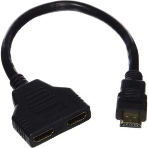 Câble répartiteur HDMI 1080p mâle vers double femelle-1 à 2 voies-Câble adaptateur pour HDTV - Neuf