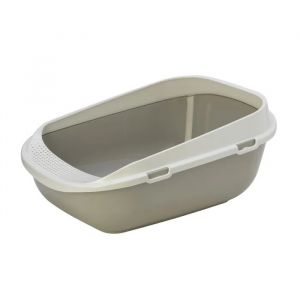 Bac &Agrave; Liti&egrave;re Garfy Vert Xl 48 X 65 X 29,5 Cm Sp&eacute;cial Grands Chats Gris - Neuf