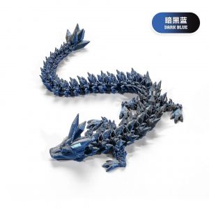 Decoration d'impression 3D articulee mobile en cristal, decoration de dragon, costume fait a la main, decoration de dragon - Neuf