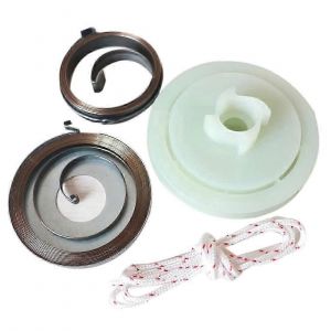 5200 5800 52Cc 58Cc pour tronçonneuse chinoise Démarreur facile Poulie à ressort Kit de réparation de corde Scies à gaz - Neuf