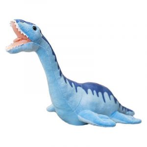 Poupée de dinosaure simulée Tyrannosaurus rex en peluche tricératops poupée de chiffon parc de dinosaures cadeau-plésiosaure - Neuf