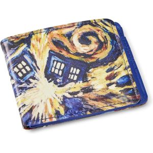 CMJAAGUR-Doctor Who Bi-Fold Wallet Van Gogh Exploding Tardis[M1705] - Neuf