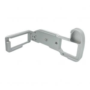 Plaque de d&eacute;gagement rapide Support L Poign&eacute;e de cam&eacute;ra pour appareil photo X-H1 Support de poign&eacute;e version coulissante Argent - Neuf