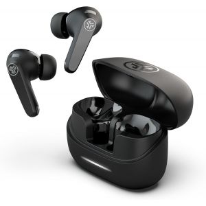 JGD-JBuds Pods E&iquest;couteurs ANC - E&iquest;couteurs Bluetooth Intra-Auriculaires, 56+ h d'autonomie True Wireless, IP55 Re&iquest;sistant Transpiration, Audio Personnalisable, Contro&iquest;Le App, Multipoint, Noir - Neuf