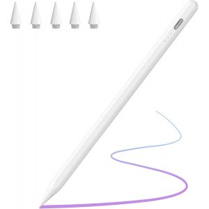 KALANKA-Stylet iPad 2018-2025, Charge Rapide 15 Min, d&eacute;tection d&iquest;Inclinaison, rejet de Palme, Haute pr&eacute;cision, pour iPad 11/10/9/8/7/6, Pro 11/12,9/13 M4, Mini 6/5, Air 5/4/3/M2 - Neuf