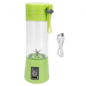 380ml Portable Extracteur de jus de fruits Mélangeur automatique de jus de fruits Chargement USB pour la maison Vert - Neuf