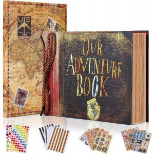 Journal D'aventure, Scrapbooking, Album Photo Avec Couverture Rigide, Pour Anniversaire, Scrapbooking, Idéal Pour Les Couples, Les Anniversaires, Noël (Style Rétro) - Neuf